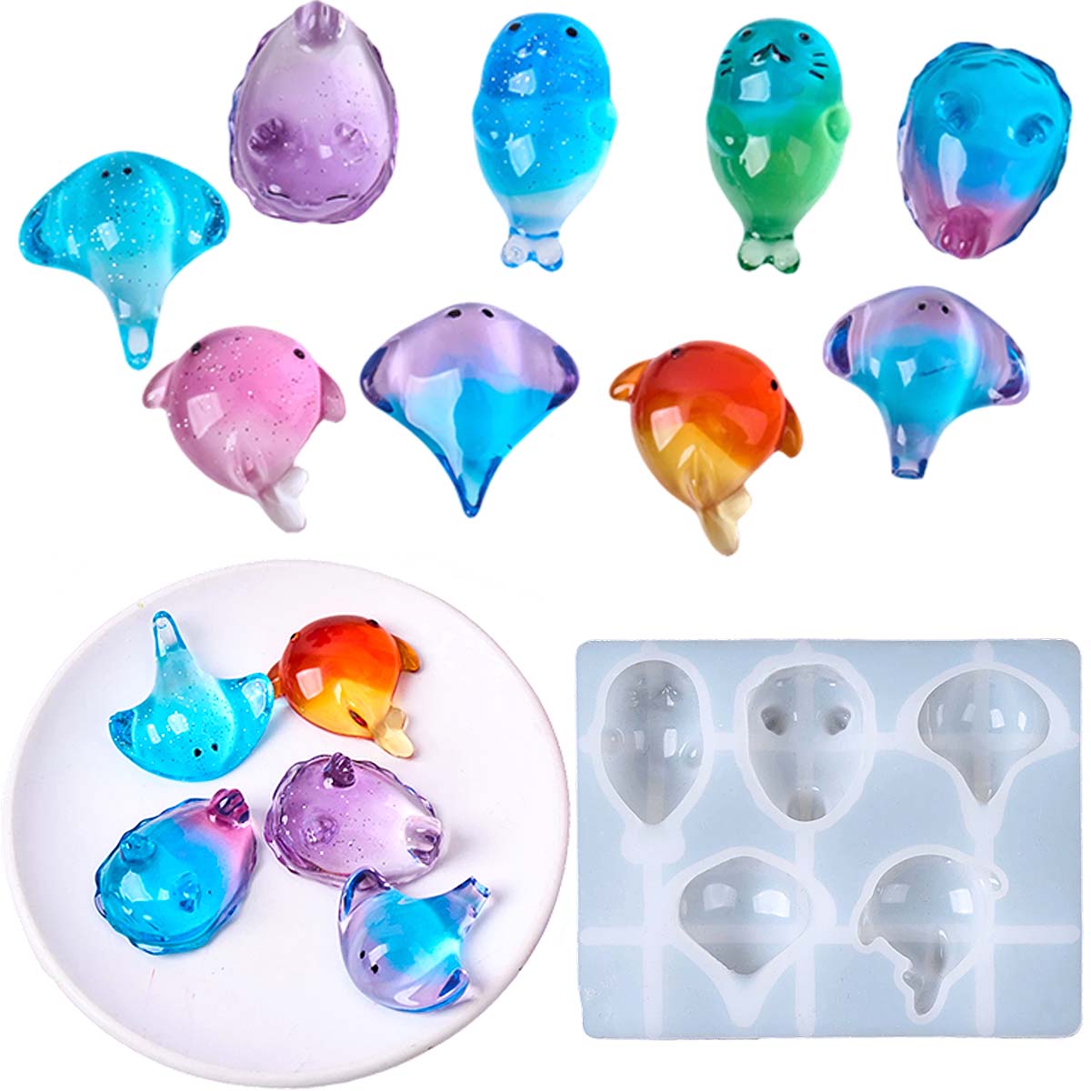 Candle Making Tutorial - 3D Şifalı Kawaii Manta Ray Balinası
