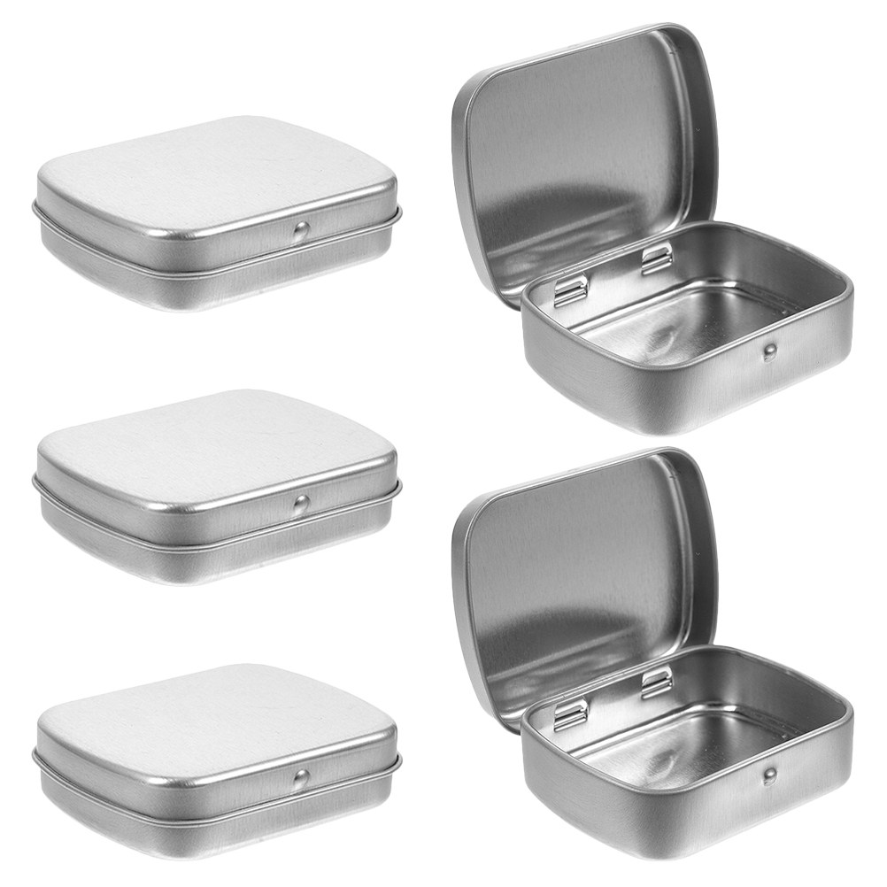 5 Adet Taşınabilir Metal Kutu, - Tin Container Lid incelemesi ve fiyatı