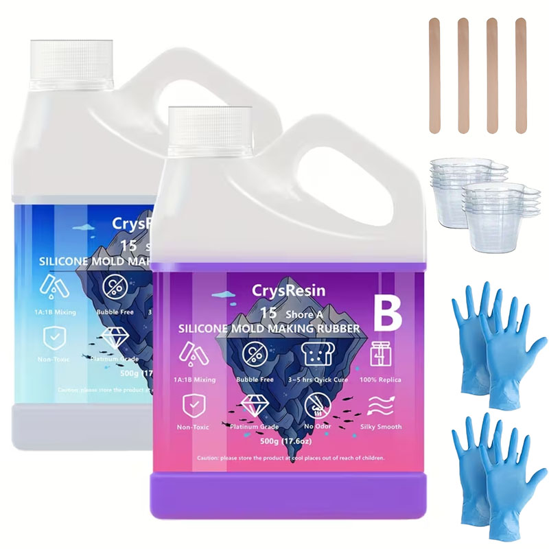 500ml 2 Şişe Sıvı Silikon Kalı - Candle Making Kits incelemesi ve fiyatı