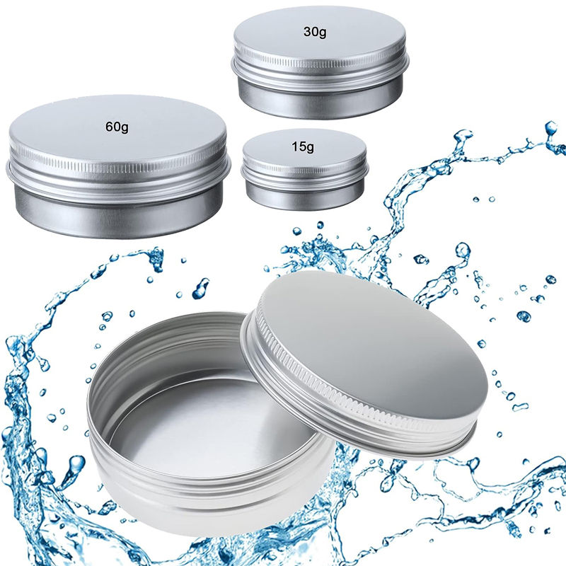 1/5/10 adet 5-250 ml Boş Gümüş - Tin Container Lid incelemesi ve fiyatı
