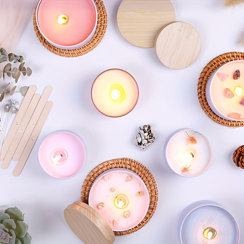 Beyaz Metal Mum Kavanozu Mum Y - Candle Making Jars With Lids incelemesi ve fiyatı