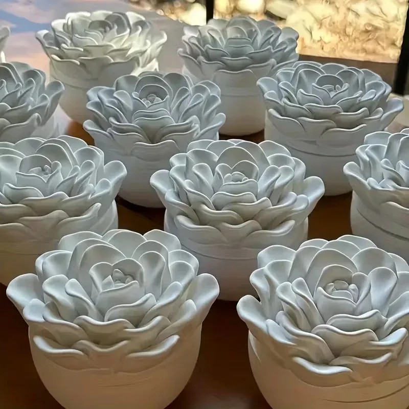 Üstün kaliteli 3 boyutlu gül ç - Candle Making Jars With Lids incelemesi ve fiyatı