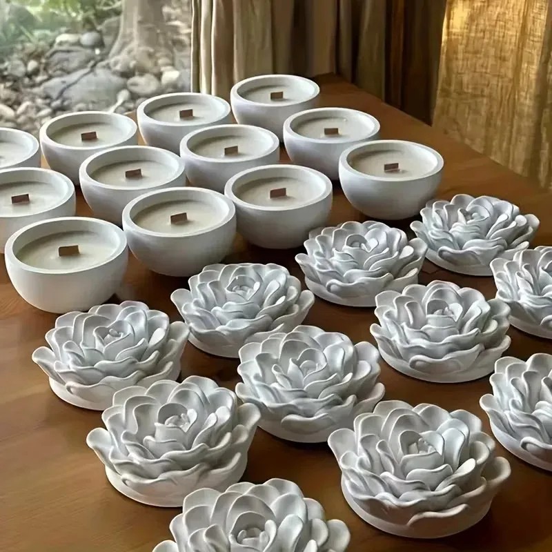 Üstün kaliteli 3 boyutlu gül ç - Candle Making Jars With Lids incelemesi ve fiyatı