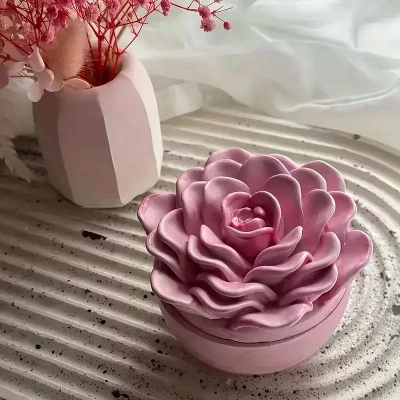 Üstün kaliteli 3 boyutlu gül ç - Candle Making Jars With Lids incelemesi ve fiyatı