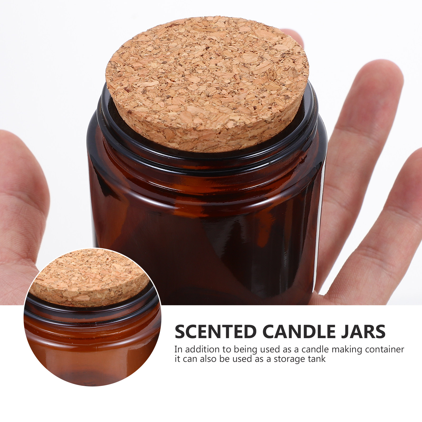 4 Adet Yüksek Kaliteli, Ahşap  - Candle Making Jars With Lids incelemesi ve fiyatı