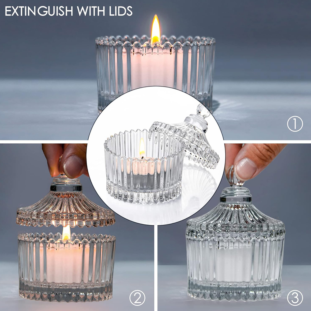 Kapaklı Adak Mumlukları, Toplu - Candle Making Jars With Lids incelemesi ve fiyatı