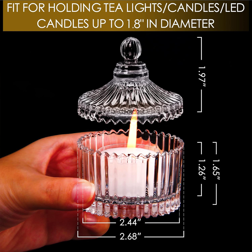 Kapaklı Adak Mumlukları, Toplu - Candle Making Jars With Lids incelemesi ve fiyatı