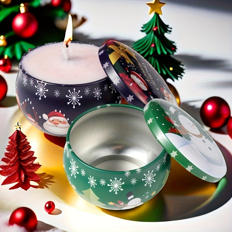 Yuvarlak Noel Teneke Kutuları, - Tin Container Lid incelemesi ve fiyatı